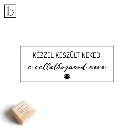 Kézzel készült neked - Csomagolási pecsét