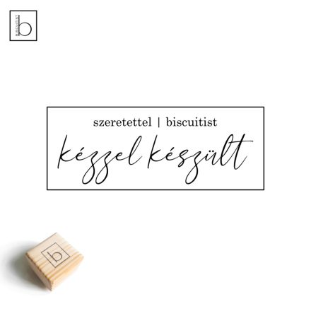 Szeretettel kézzel készült - Csomagolási pecsét