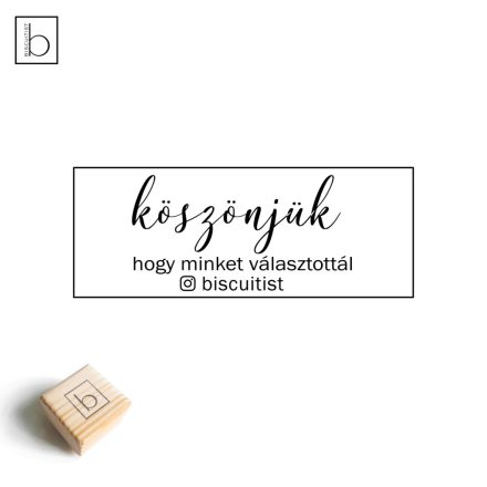 Köszönjük hogy minket - Csomagolási pecsét