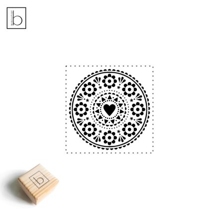 Mandala 6 - Egyszerű szappanpecsét